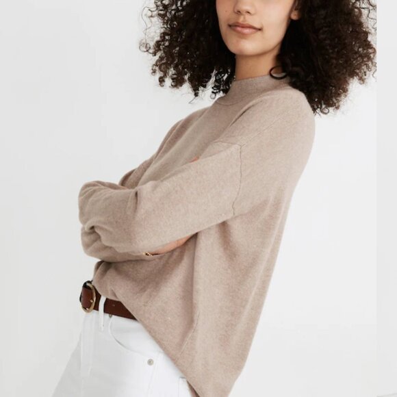 Madewell Wool Blend Ashbury Mockneck Sweater - Picture 2 of 8